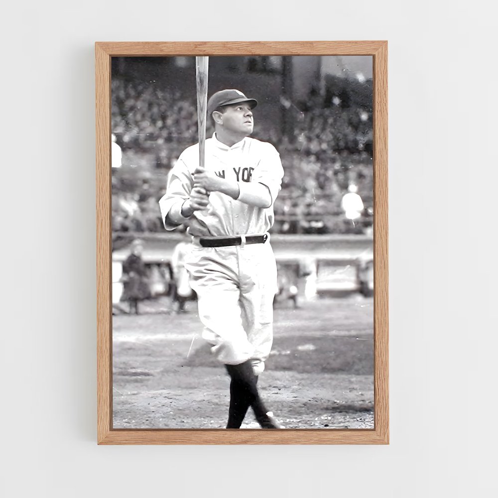 Poster Babe de ruth – affiche Baseball (vue 4)
